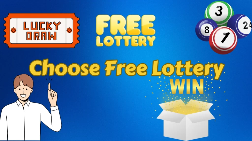 on image text: choose free lucky draw online