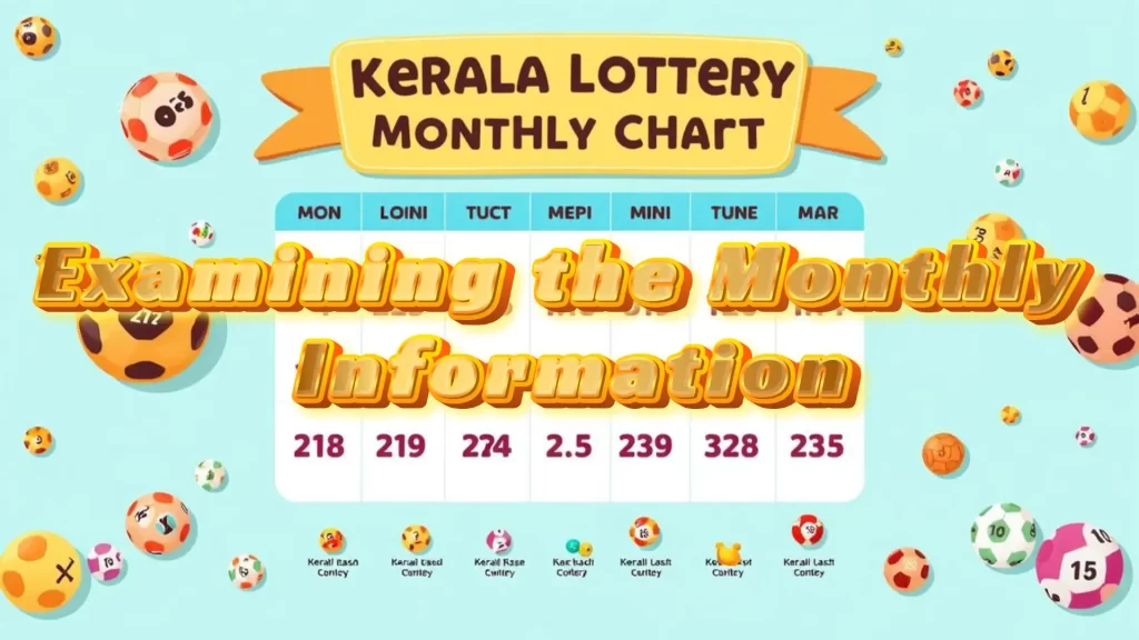 illustration text 'examining the monthly information'