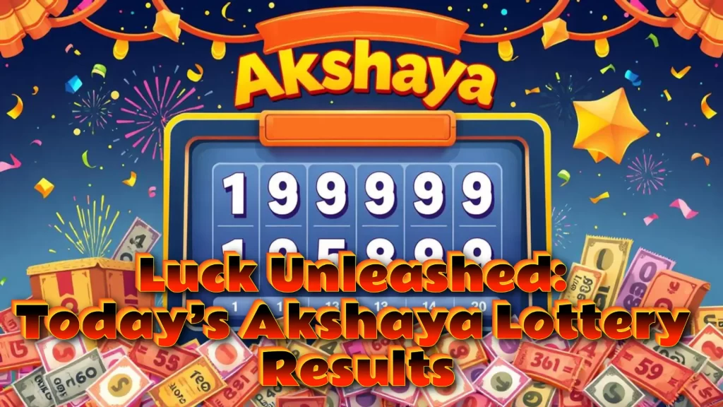 Akshaya Lottery Result Today