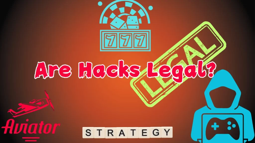 illustration text 'are hacks legal?'